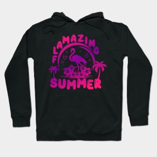 Flamazing Summer Flamingo Summer Hello Summer Hoodie